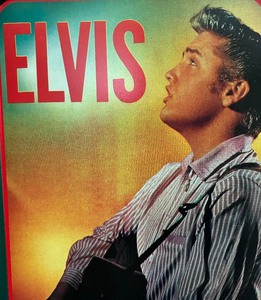 lot 192 image: Awesome Metal Elvis Tray