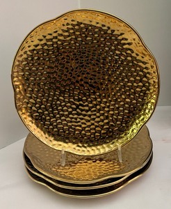 lot 193 image: Basket, Placemats, Trivet, Golden Grace Teaware Plates and More