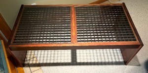 lot 7 image: Komfort Brand Mid Century Modern Rosewood Coffee Table