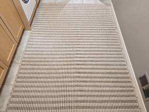 lot 17 image: Neutral Colored Area Rug