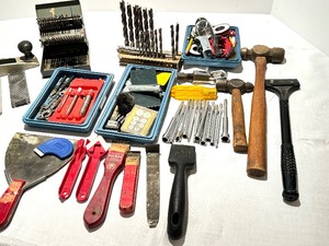 lot 301 image: Variety of Tools including Drill Bit and More