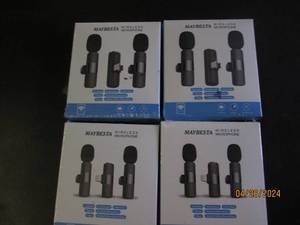 4 new maybesta wireless microphones look to be compatible with i phones and android phones