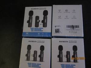 4 new maybesta wireless microphones look to be compatible with i phones and android phones