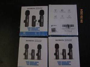 4 new maybesta wireless microphones look to be compatible with i phones and android phones