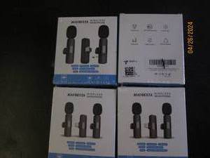 4 new maybesta wireless microphones look to be compatible with i phones and android phones