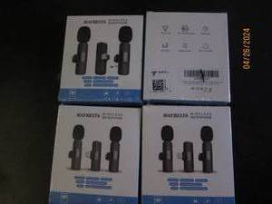 4 new maybesta wireless microphones look to be compatible with i phones and android phones