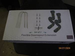 set of 2 new down spout extensions...