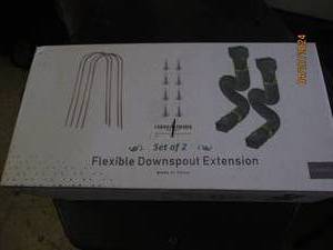 set of 2 new down spout extensions...