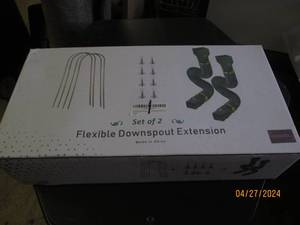 set of 2 new down spout extensions...