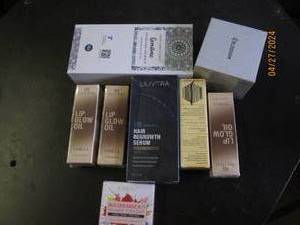 lot of cosmetics...