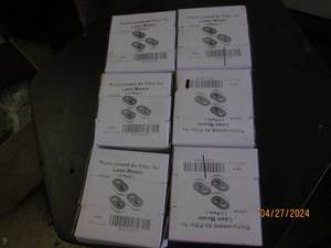 6 packages of 3 lawnmower air filterss