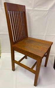lot 129 image: Vintage Wooden Spindle Back Chair