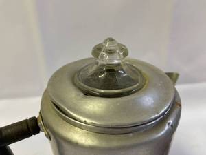 lot 141 image: Two Vintage Coffee Pots with One Having a Glass Bubbler