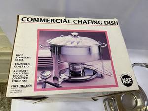 lot 157 image: Seville Four Quart Chafing Dish