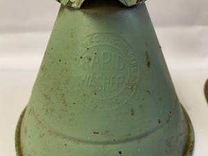 lot 160 image: Two Vintage Metal Washer Pieces
