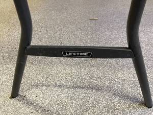 lot 193 image: Lifetime Brand Folding Plastic Table