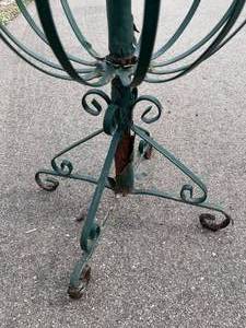 lot 201 image: Metal Two Tiered Plant Stand