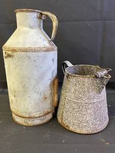 lot 230 image: Vintage Rusty Metal Decorative Items