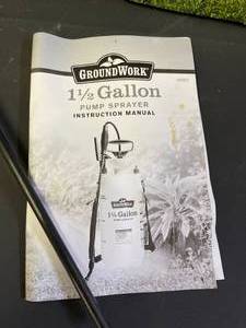lot 244 image: Groundwork 1.5 Gallon Pump Sprayer