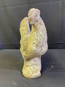 lot 245 image: Vintage Concrete Chicken Statue