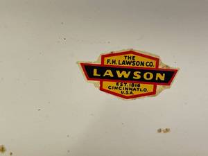 lot 277 image: Vintage Lawson Wall Mount Medicine Cabinet with Two Glass Shelves