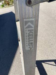 lot 278 image: Ninety One Inch Aluminum Keller Ladder