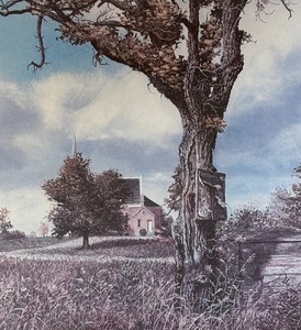 lot 359 image: The Lone Oak Limited Edition Signed Print by Richard Plasschaert