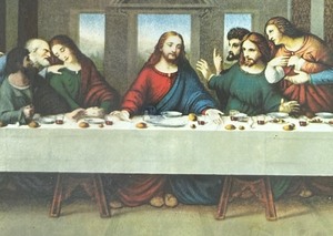 lot 386 image: The Last Supper Framed Print