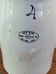 lot 30 image: Red Wing 4 Gallon Butter Churn