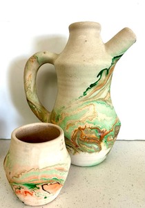 lot 75 image: Collection of Vintage Nemadji Pottery