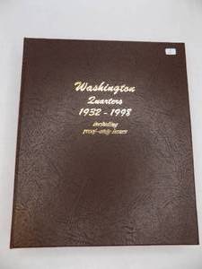 1932 - 1998 d Dansco Album Washington quarters including proof only issues
