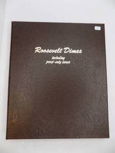 1946 - 1992 d Dansco Album Roosevelt dimes including proof only issues