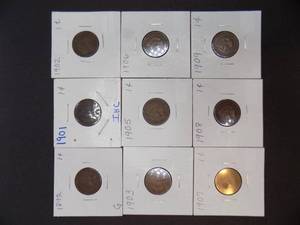 9 Indian Cents