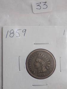 1859 First Indian Cent