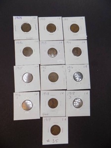 13 - Lincoln Pennies