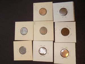 8 LINCOLN PENNIES