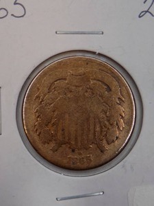 1865 TWO CENTS