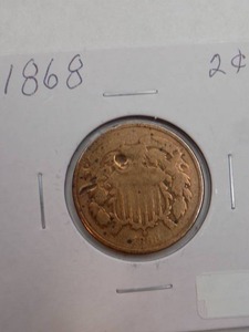 1868 TWO CENTS