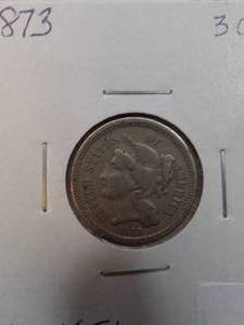1873 THREE NICKEL