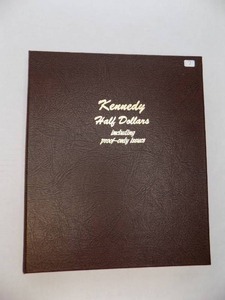 1964 - 1996s Dansco Album Kennedy half dollars including proof only issues