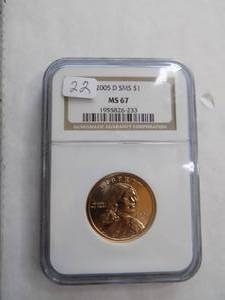 2005 - Sacagawea Dollar Special Mint Set MS67