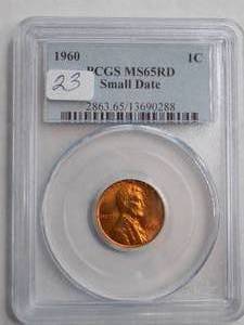 1960 Lincoln Cent - Small Date