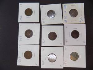9 - Indian Cents