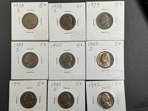 9 - BUFFALO NICKELS