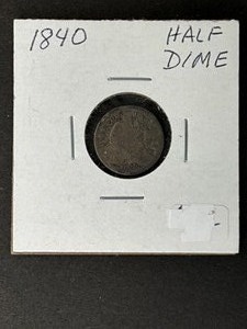 1840 SEALED HALF DIME