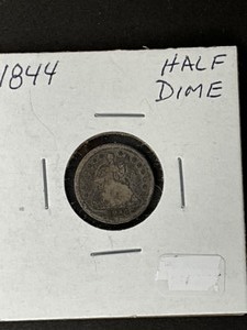 1844 SEALED HALF FIME