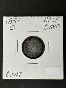 1851D SEALED HALF DIME