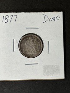 1877 SEALED DIME