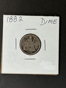 1882 SEALED DIME