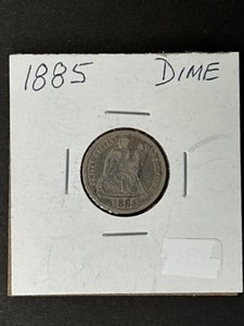 1885 SEALED DIME